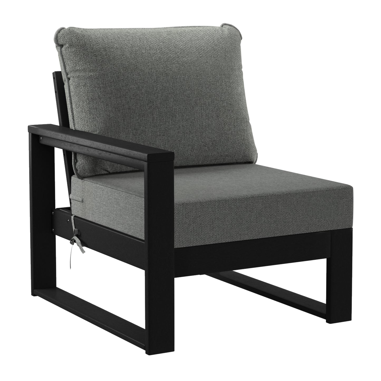 Signature All-Weather Outdoor Modular Patio Deep Seating Left Arm Chair (Left Arm Sectional Seat)