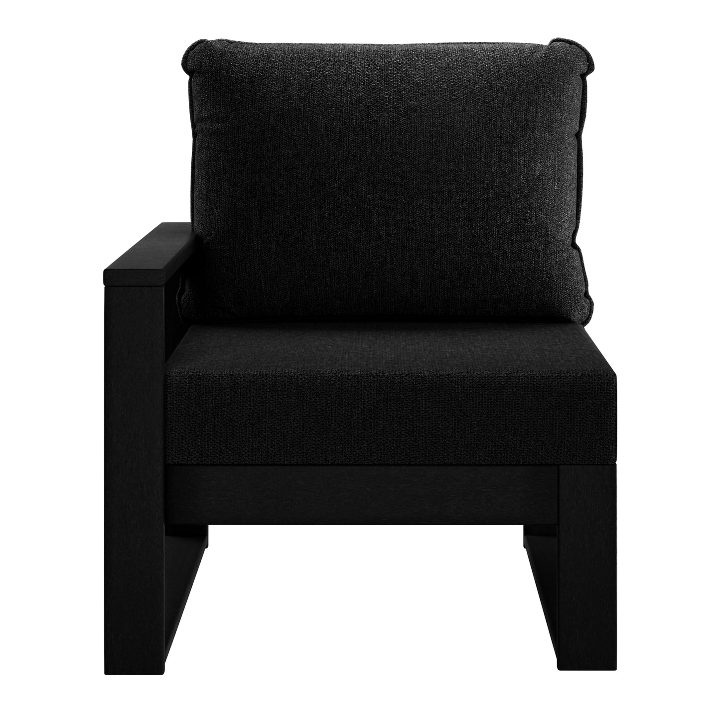 Signature All-Weather Outdoor Modular Patio Deep Seating Left Arm Chair (Left Arm Sectional Seat)