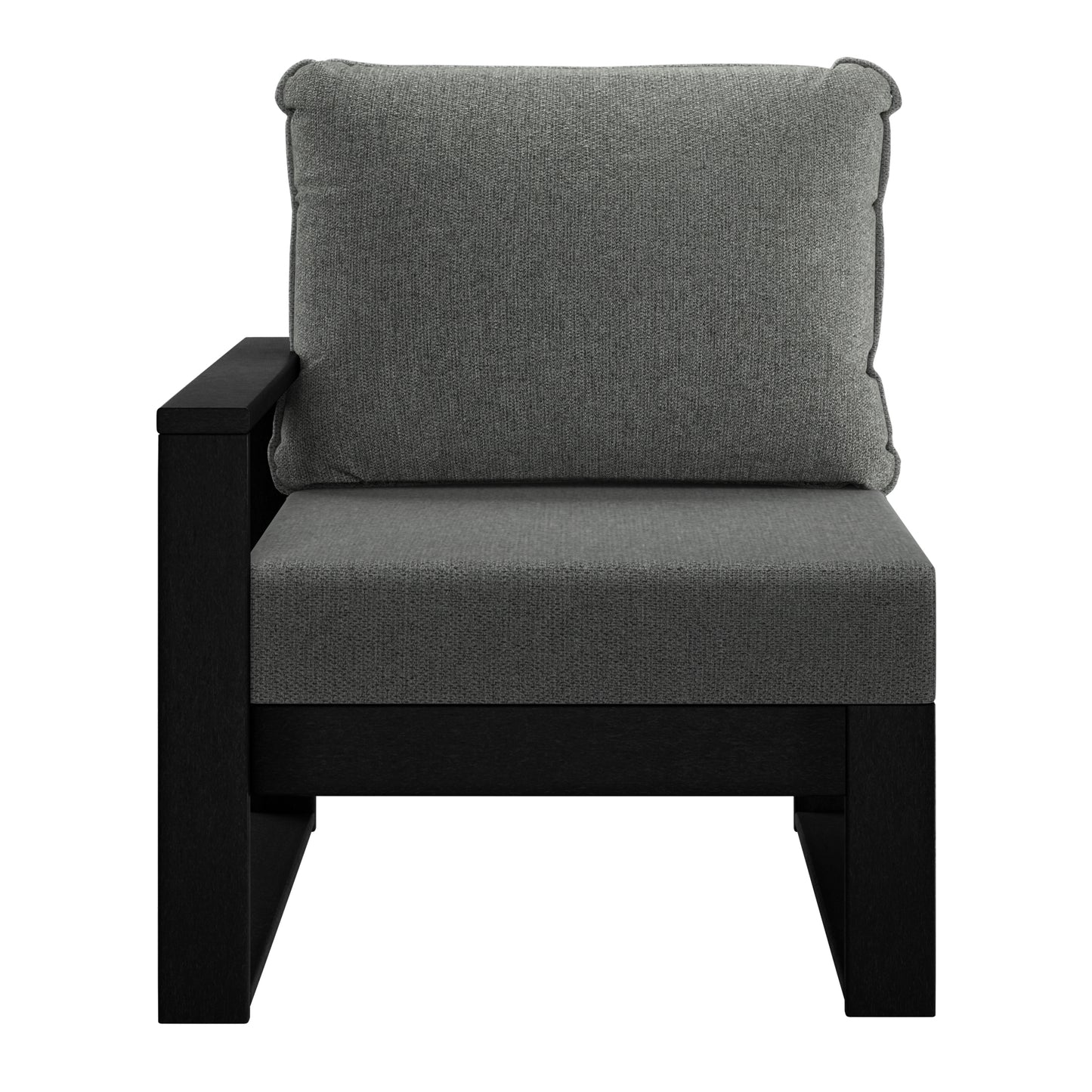 Signature All-Weather Outdoor Modular Patio Deep Seating Left Arm Chair (Left Arm Sectional Seat)