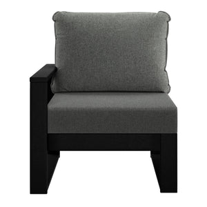 Signature All-Weather Outdoor Modular Patio Deep Seating Left Arm Chair (Left Arm Sectional Seat)
