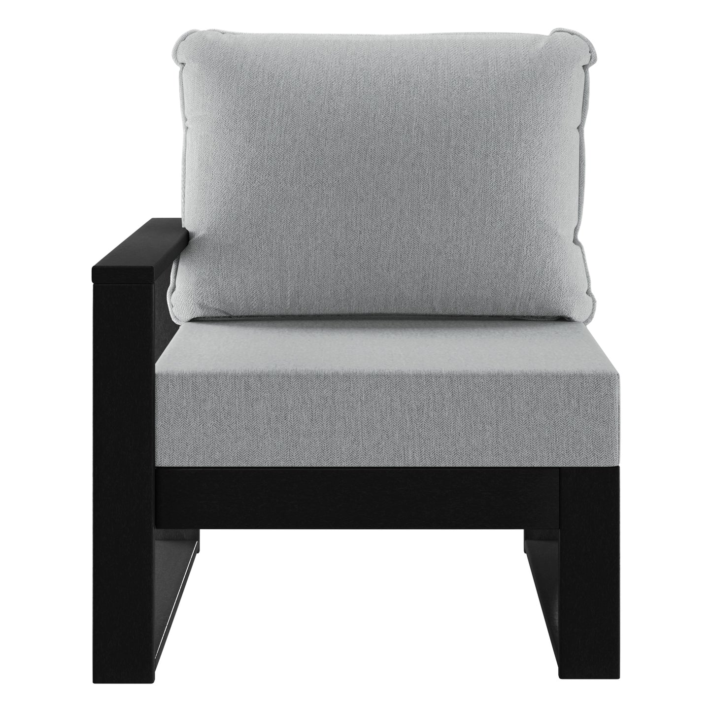 Signature All-Weather Outdoor Modular Patio Deep Seating Left Arm Chair (Left Arm Sectional Seat)