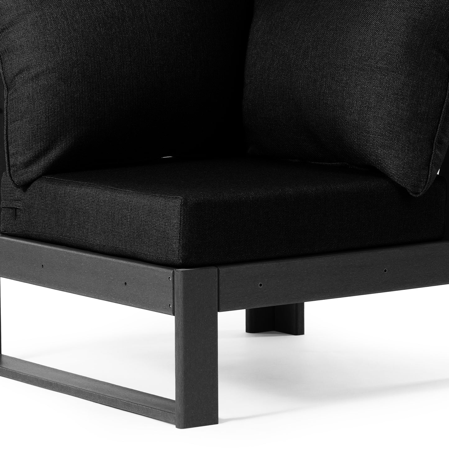 Signature All-Weather Outdoor Modular Patio Deep Seating Corner Chair (Corner Sectional Seat)