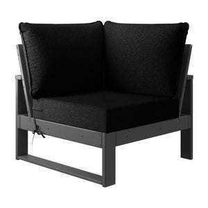 Signature All-Weather Outdoor Modular Patio Deep Seating Corner Chair (Corner Sectional Seat)