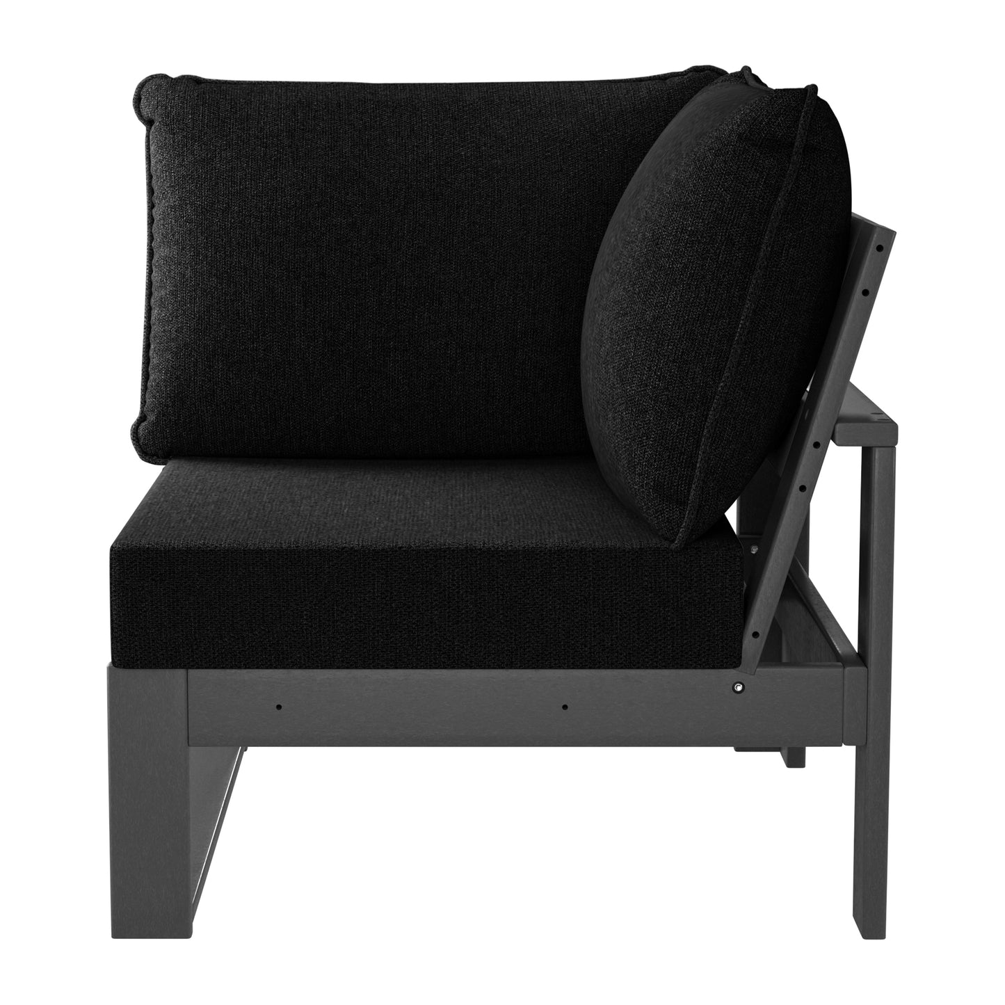 Signature All-Weather Outdoor Modular Patio Deep Seating Corner Chair (Corner Sectional Seat)