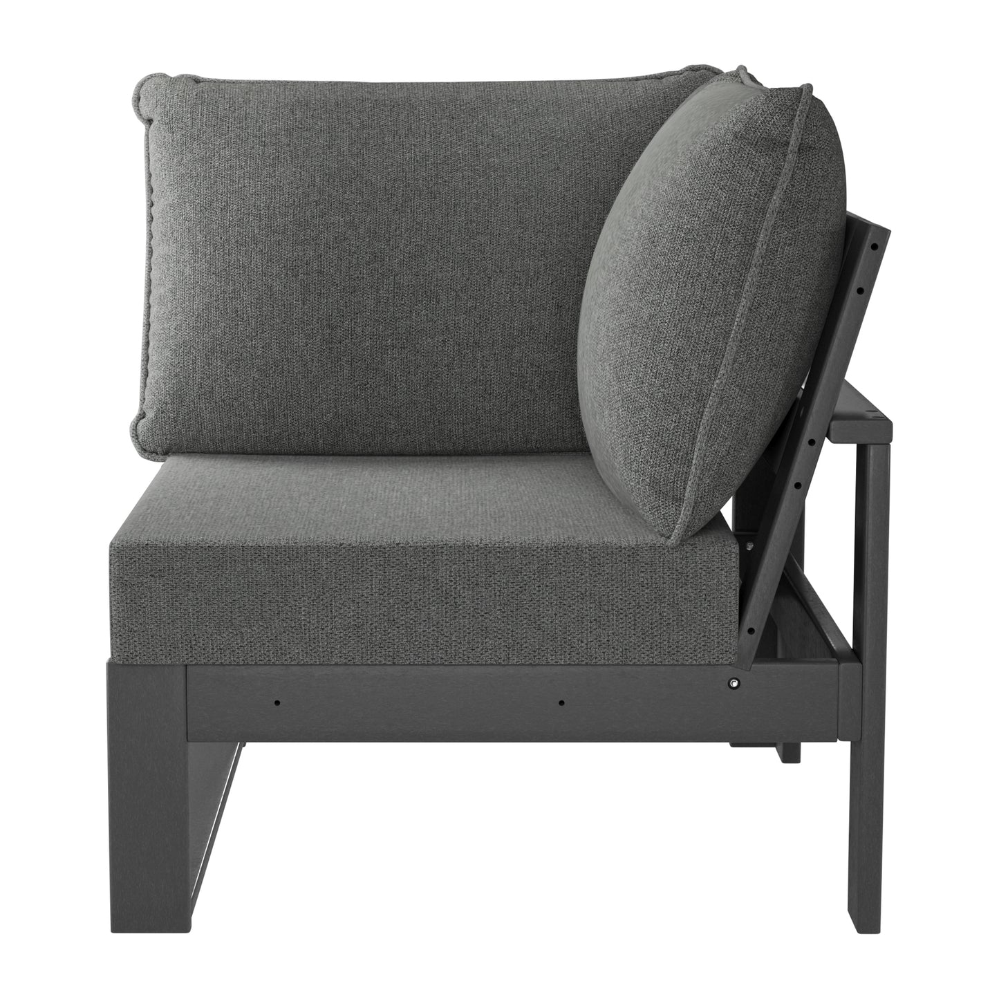 Signature All-Weather Outdoor Modular Patio Deep Seating Corner Chair (Corner Sectional Seat)