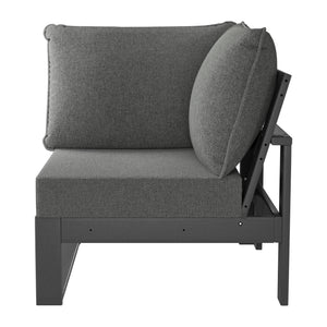 Signature All-Weather Outdoor Modular Patio Deep Seating Corner Chair (Corner Sectional Seat)
