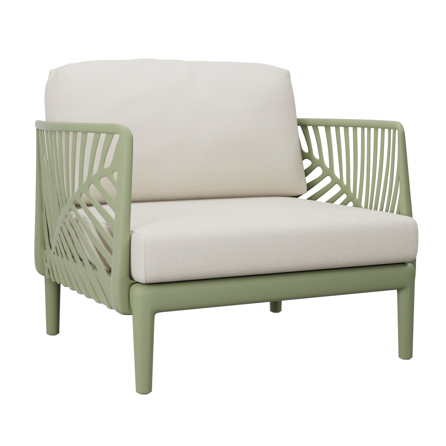 Polyform Deep Seating Club Chair with Cushions