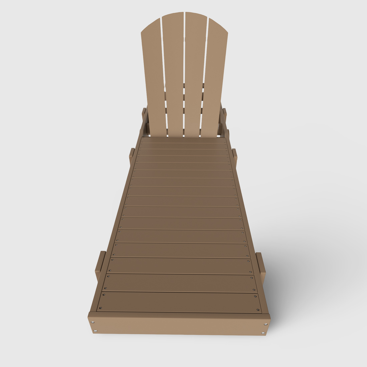 Chatham All-Weather Outdoor Adirondack Reclining Sun Lounger With Wheels