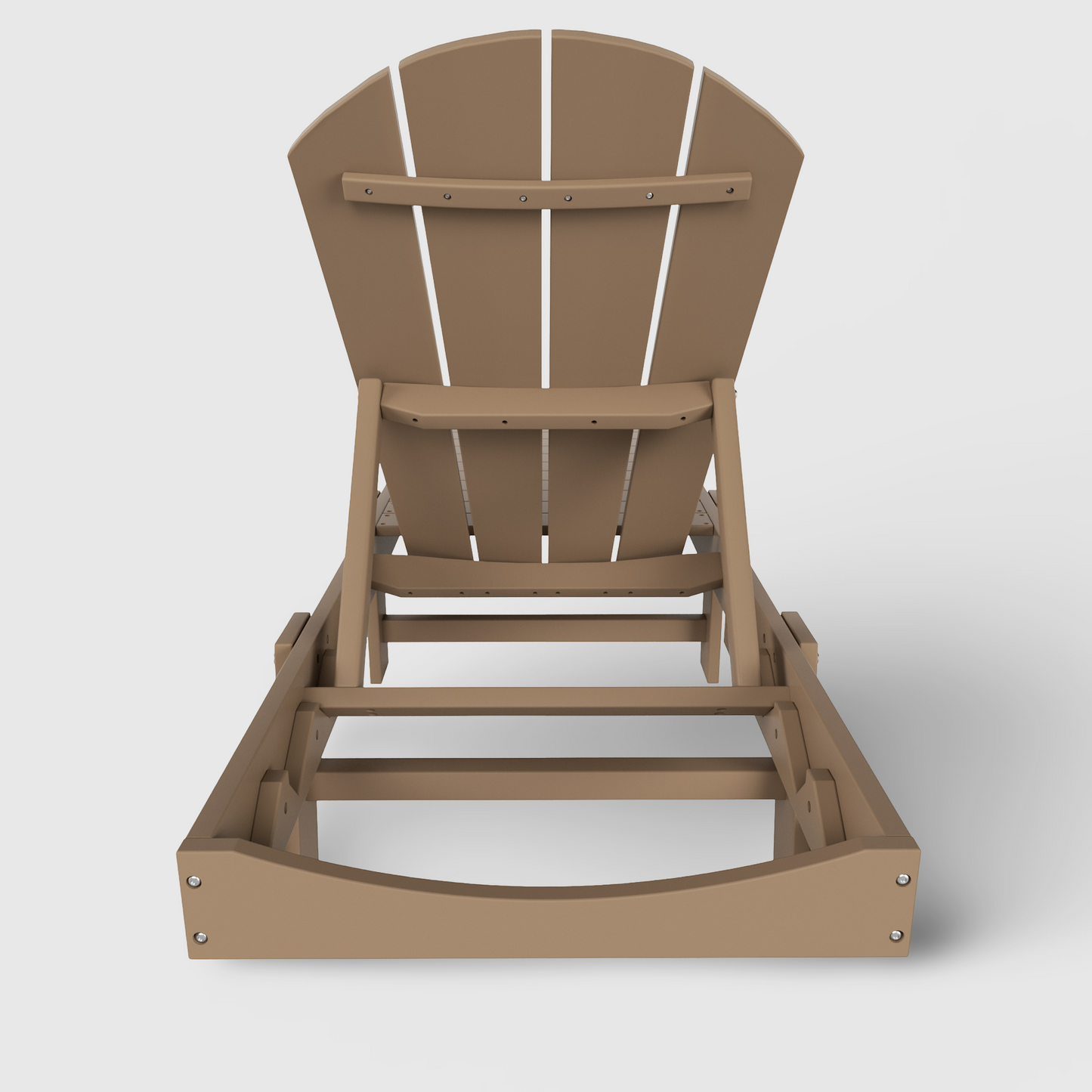 Chatham All-Weather Outdoor Adirondack Reclining Sun Lounger With Wheels