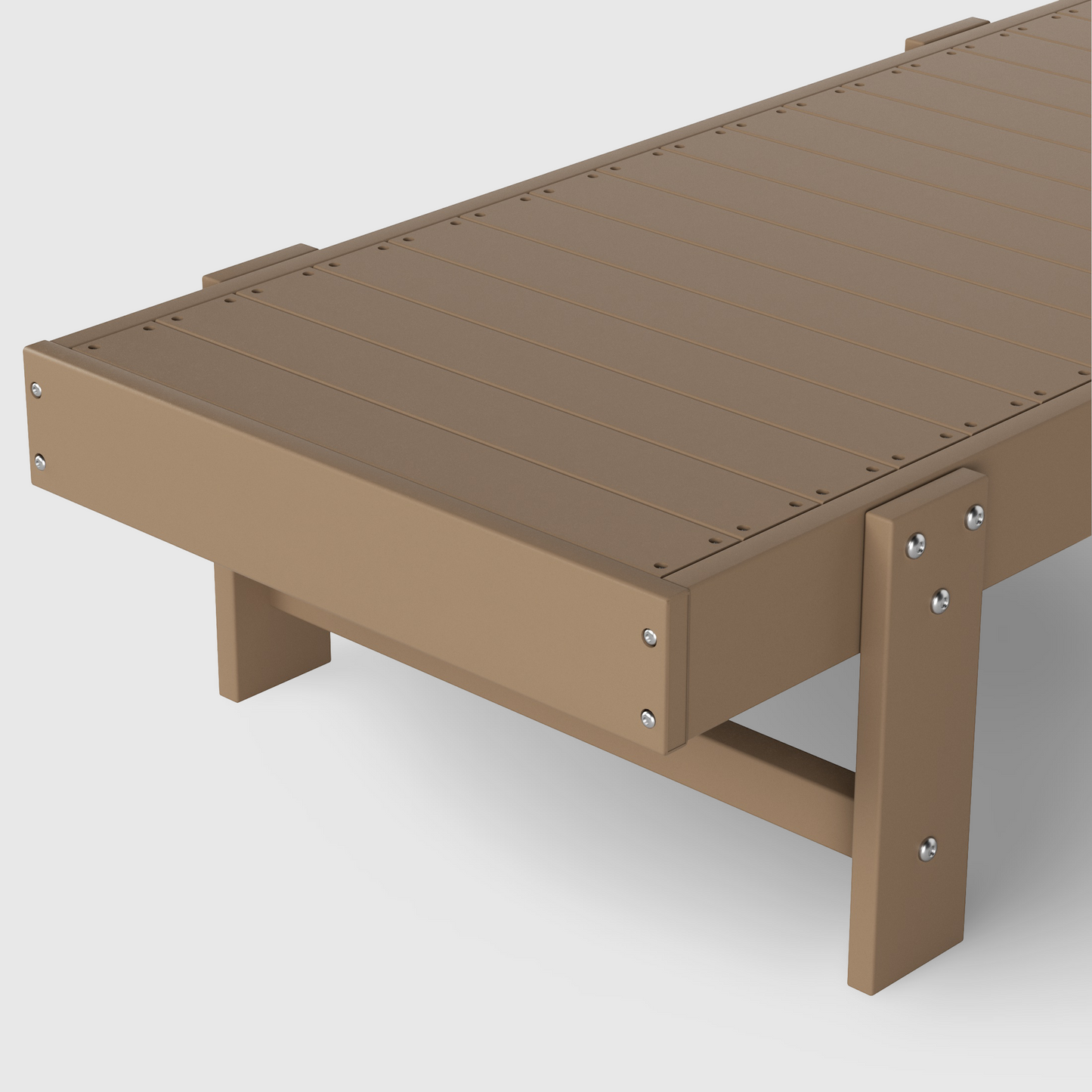 Chatham All-Weather Outdoor Adirondack Reclining Sun Lounger With Wheels