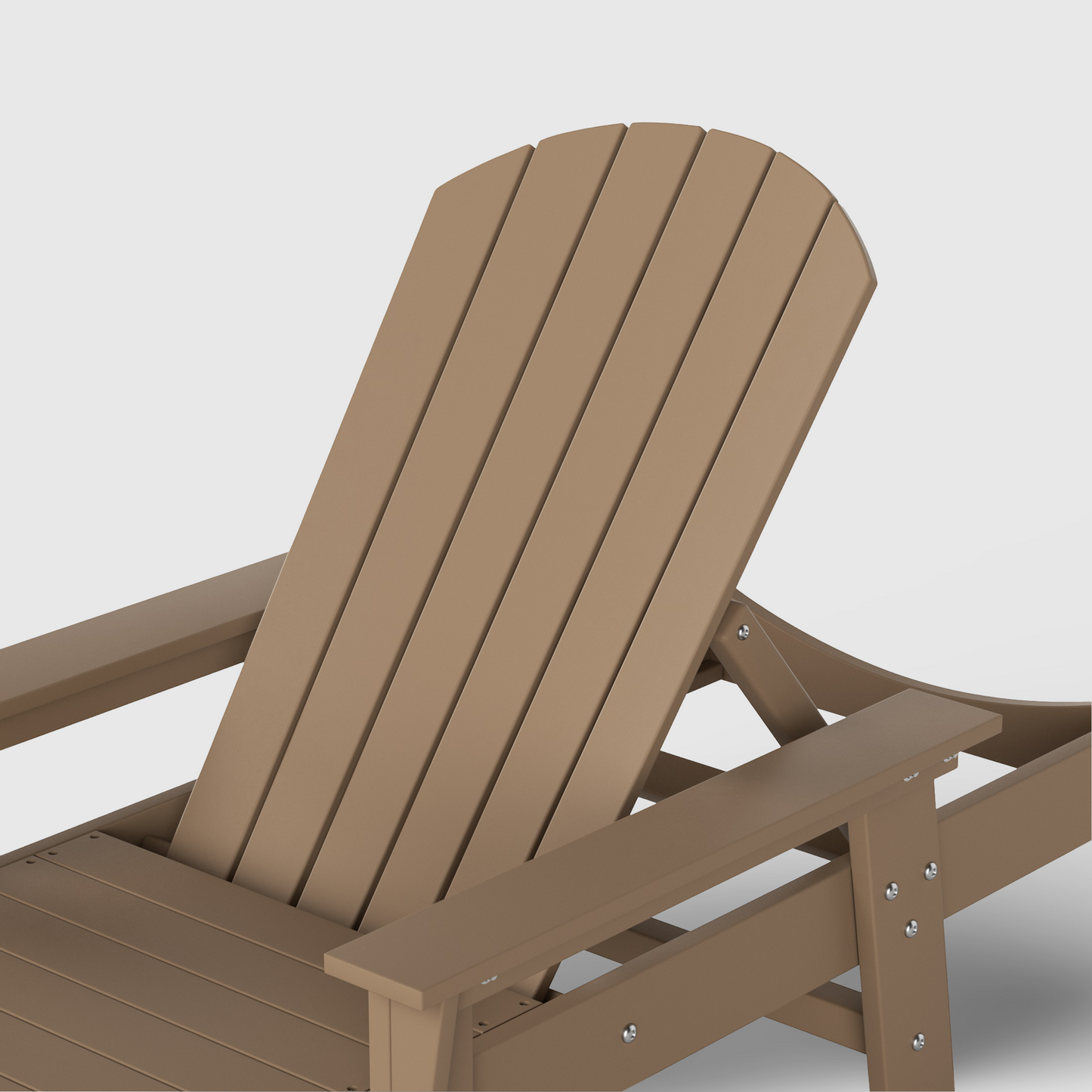 Chatham All-Weather Outdoor Adirondack Reclining Sun Lounger With Wheels