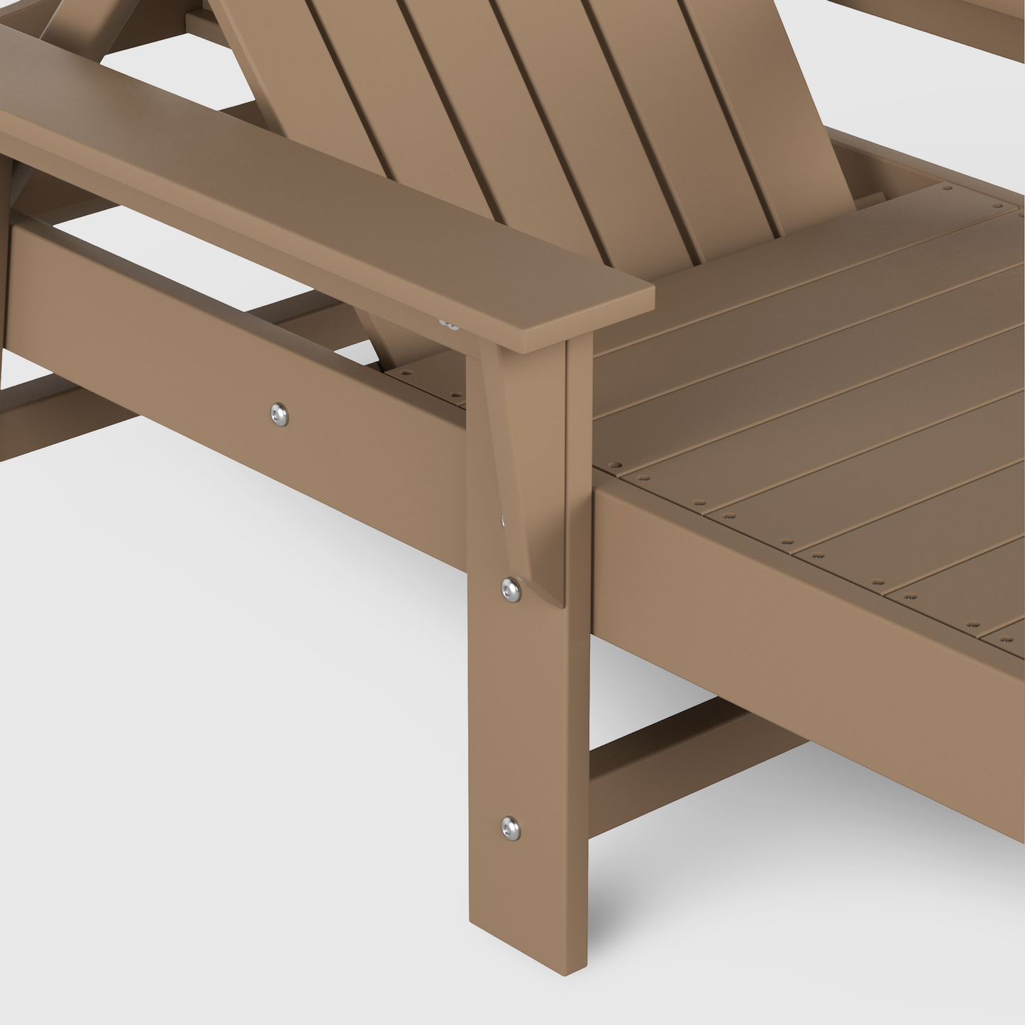 Chatham All-Weather Outdoor Adirondack Reclining Sun Lounger With Wheels