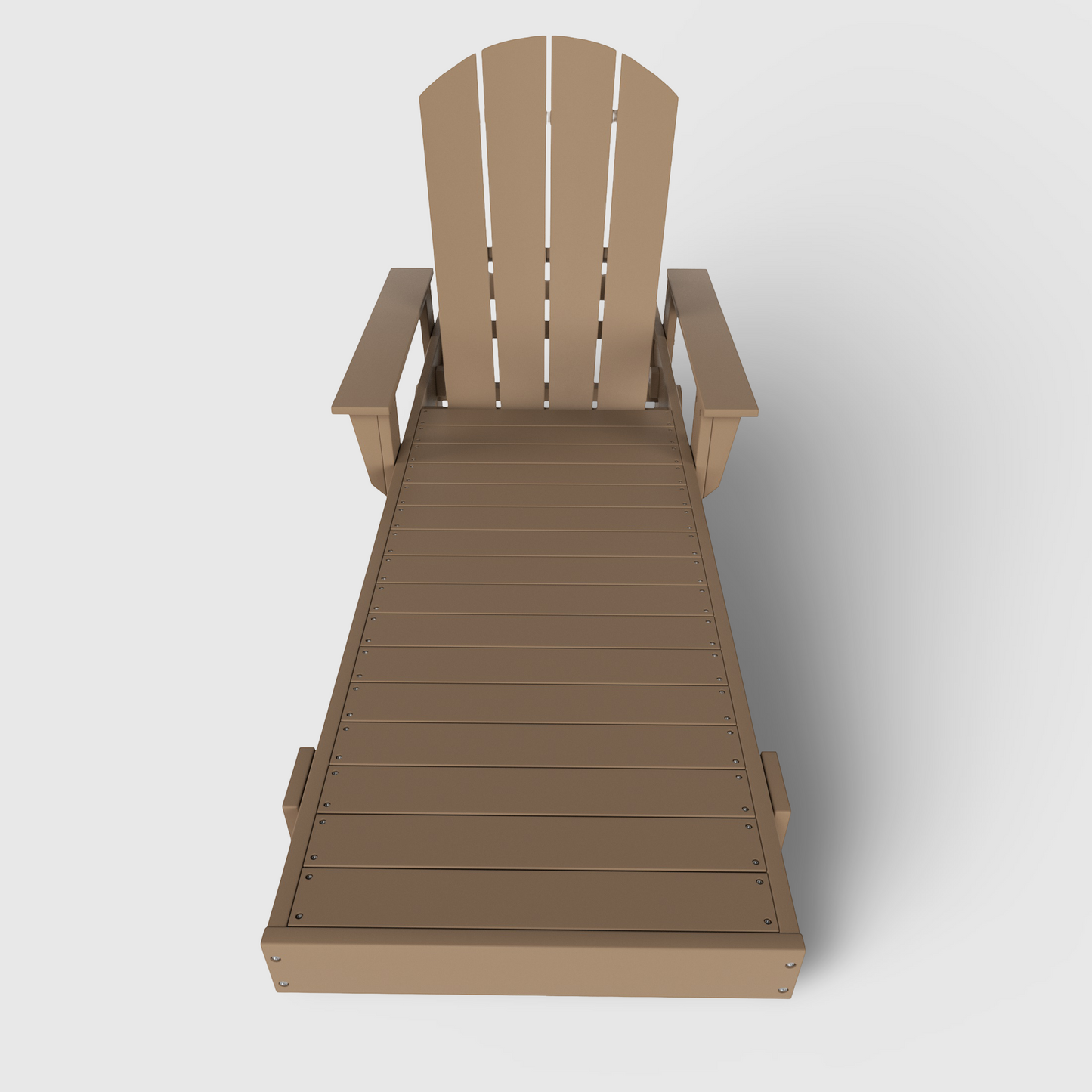 Chatham All-Weather Outdoor Adirondack Reclining Sun Lounger With Arms Rests & Wheels