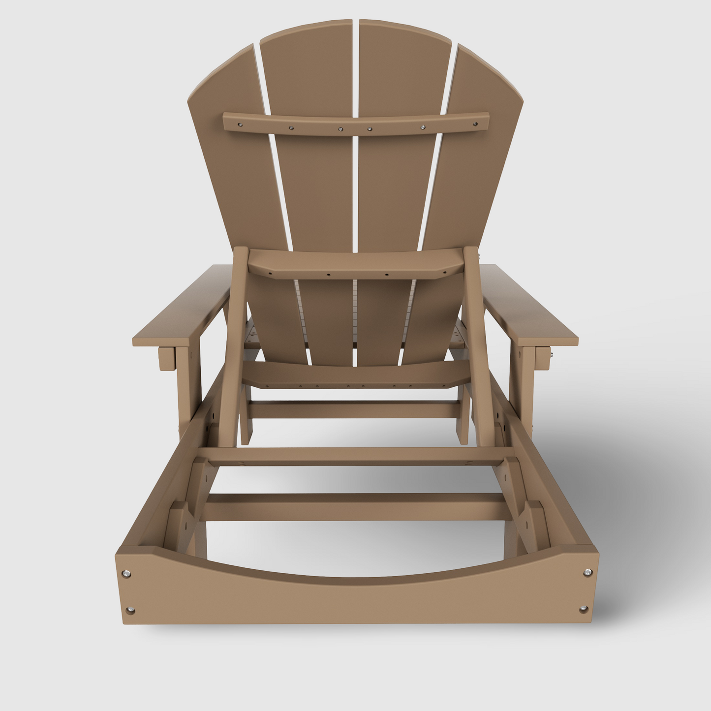 Chatham All-Weather Outdoor Adirondack Reclining Sun Lounger With Arms Rests & Wheels