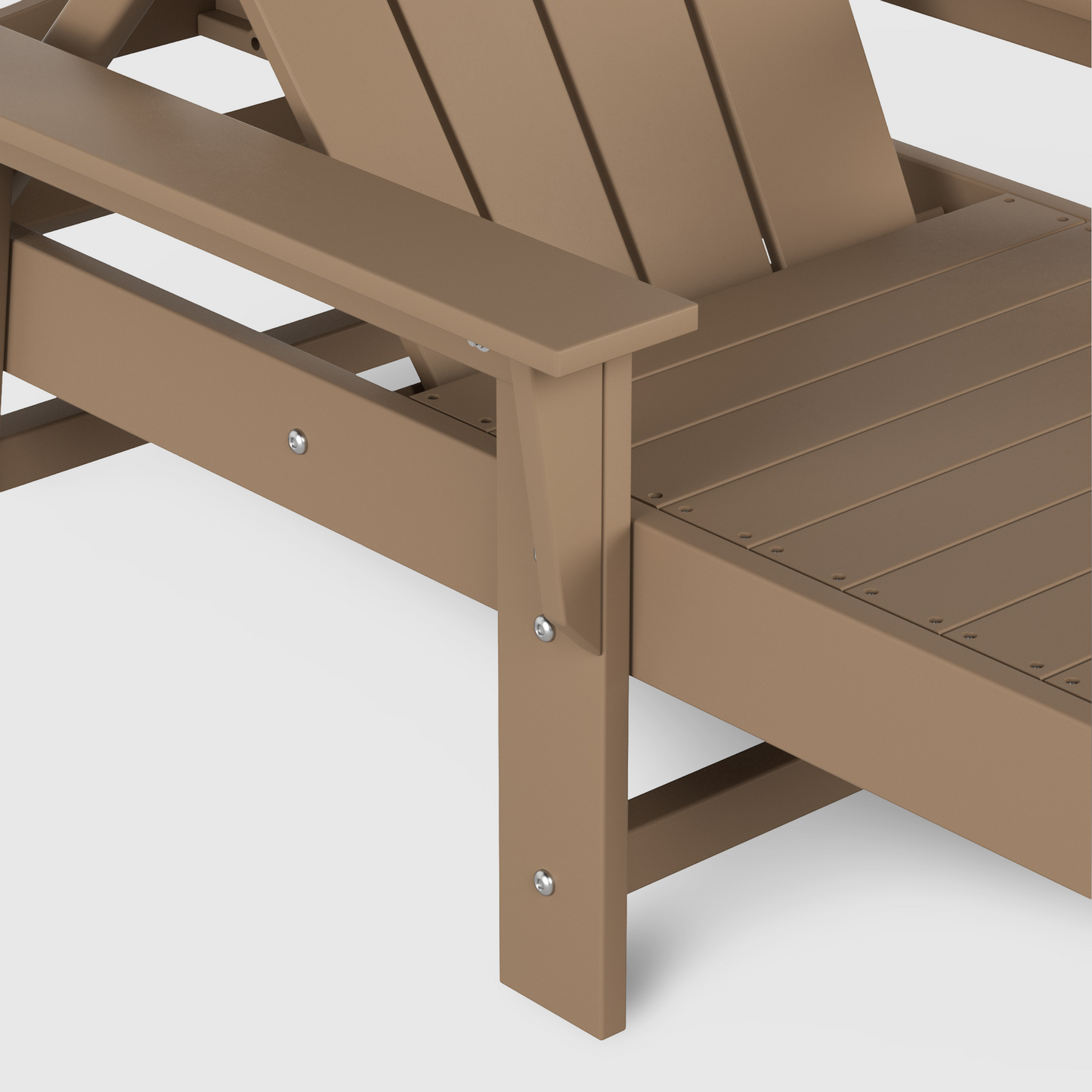 Chatham All-Weather Outdoor Adirondack Reclining Sun Lounger With Arms Rests & Wheels