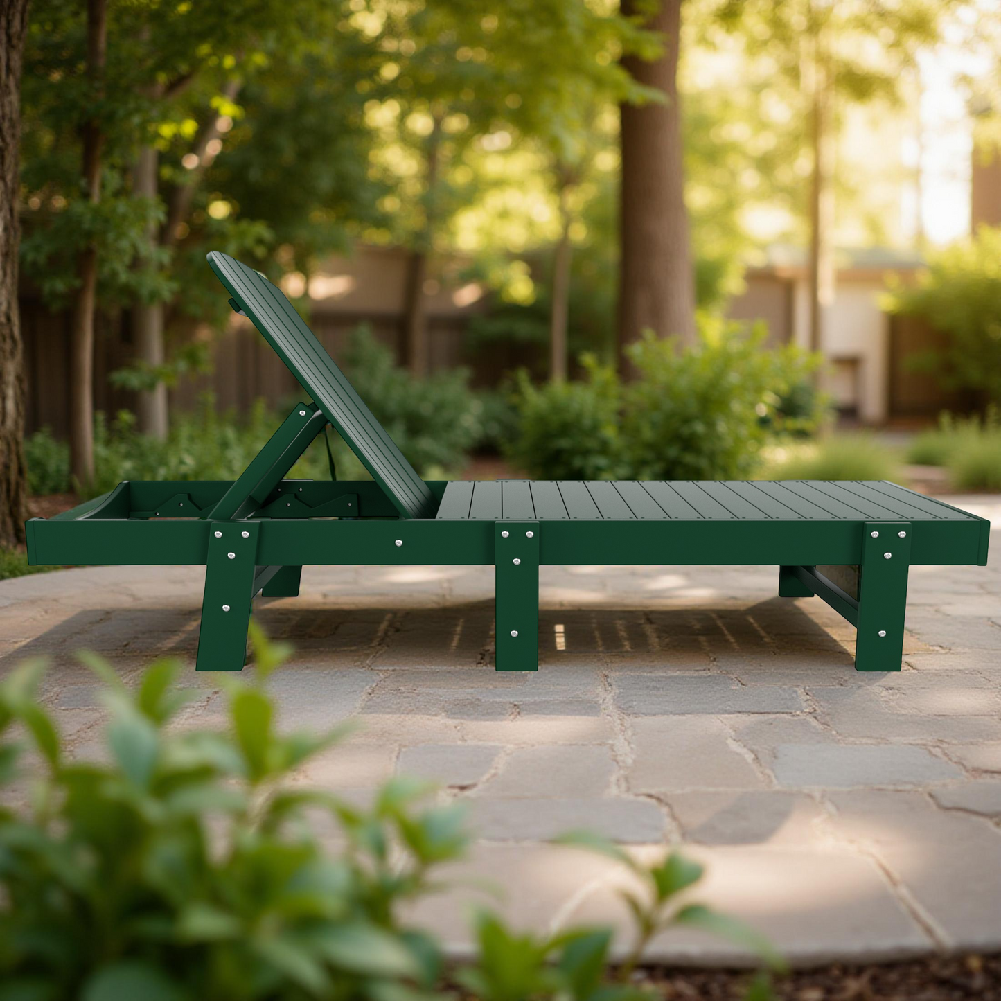 Westport Classic All-Weather Outdoor Adirondack Reclining Sun Lounger