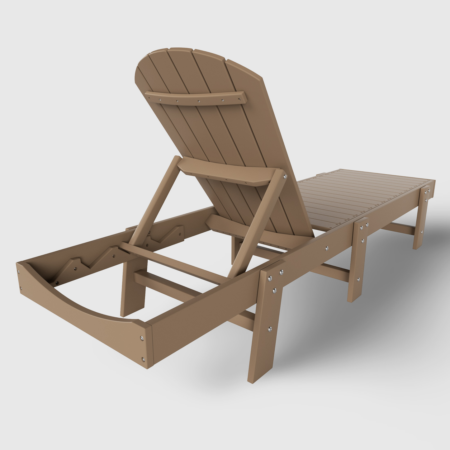 Westport Classic All-Weather Outdoor Adirondack Reclining Sun Lounger