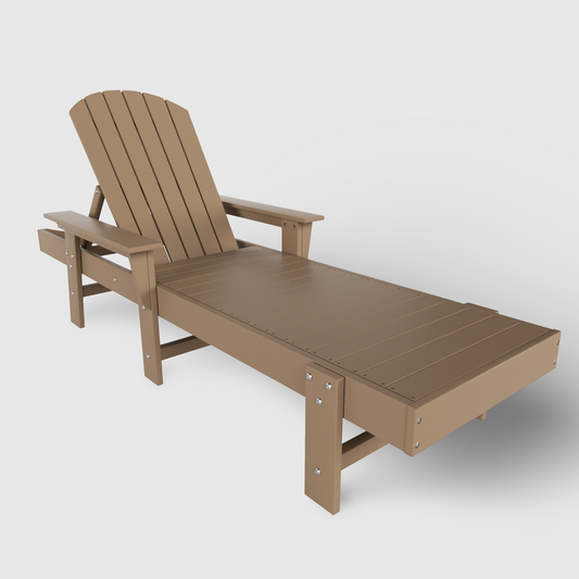 Westport Classic All-Weather Outdoor Adirondack Reclining Sun Lounger With Arms Rests