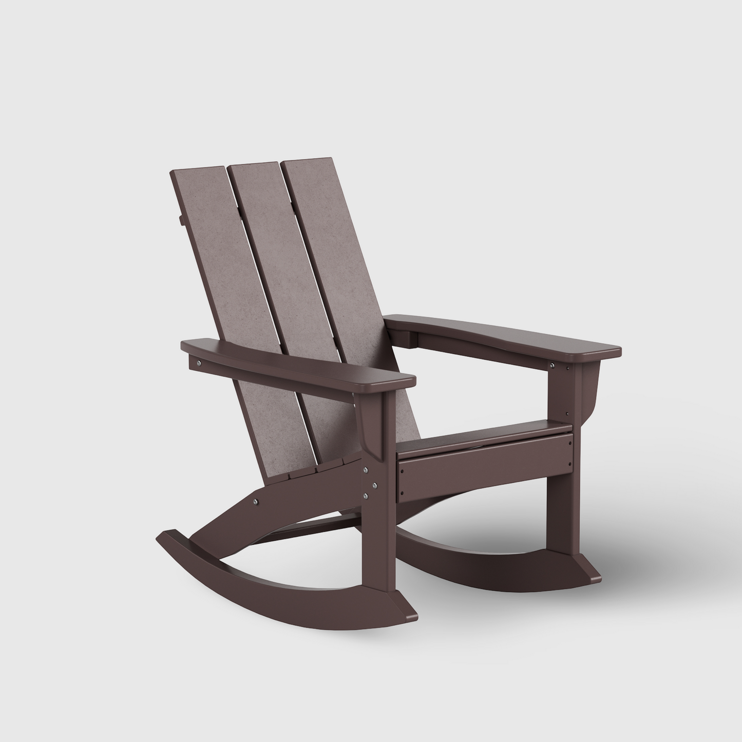 Malibu Modern All-Weather Outdoor Rocking Adirondack Chair