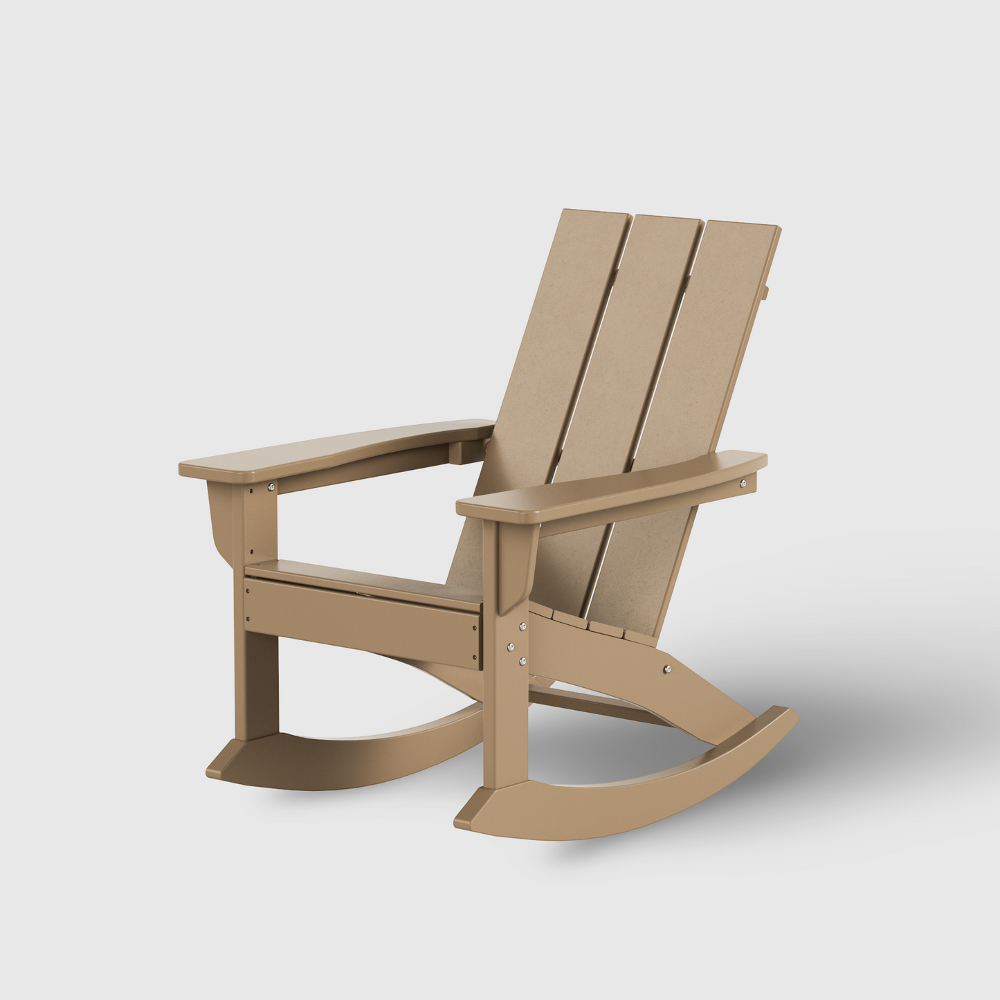 Malibu Modern All-Weather Outdoor Rocking Adirondack Chair