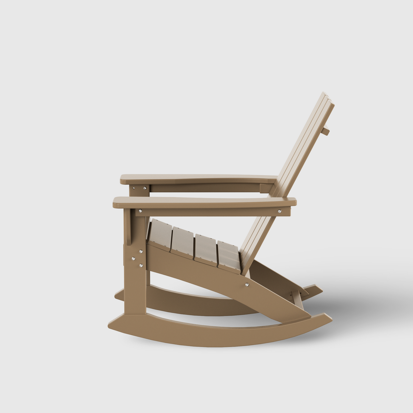 Malibu Modern All-Weather Outdoor Rocking Adirondack Chair