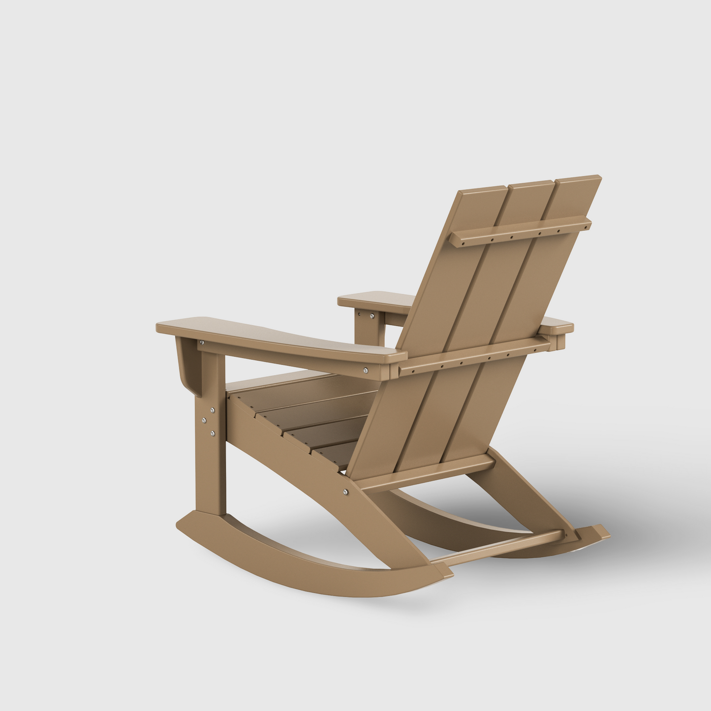 Malibu Modern All-Weather Outdoor Rocking Adirondack Chair