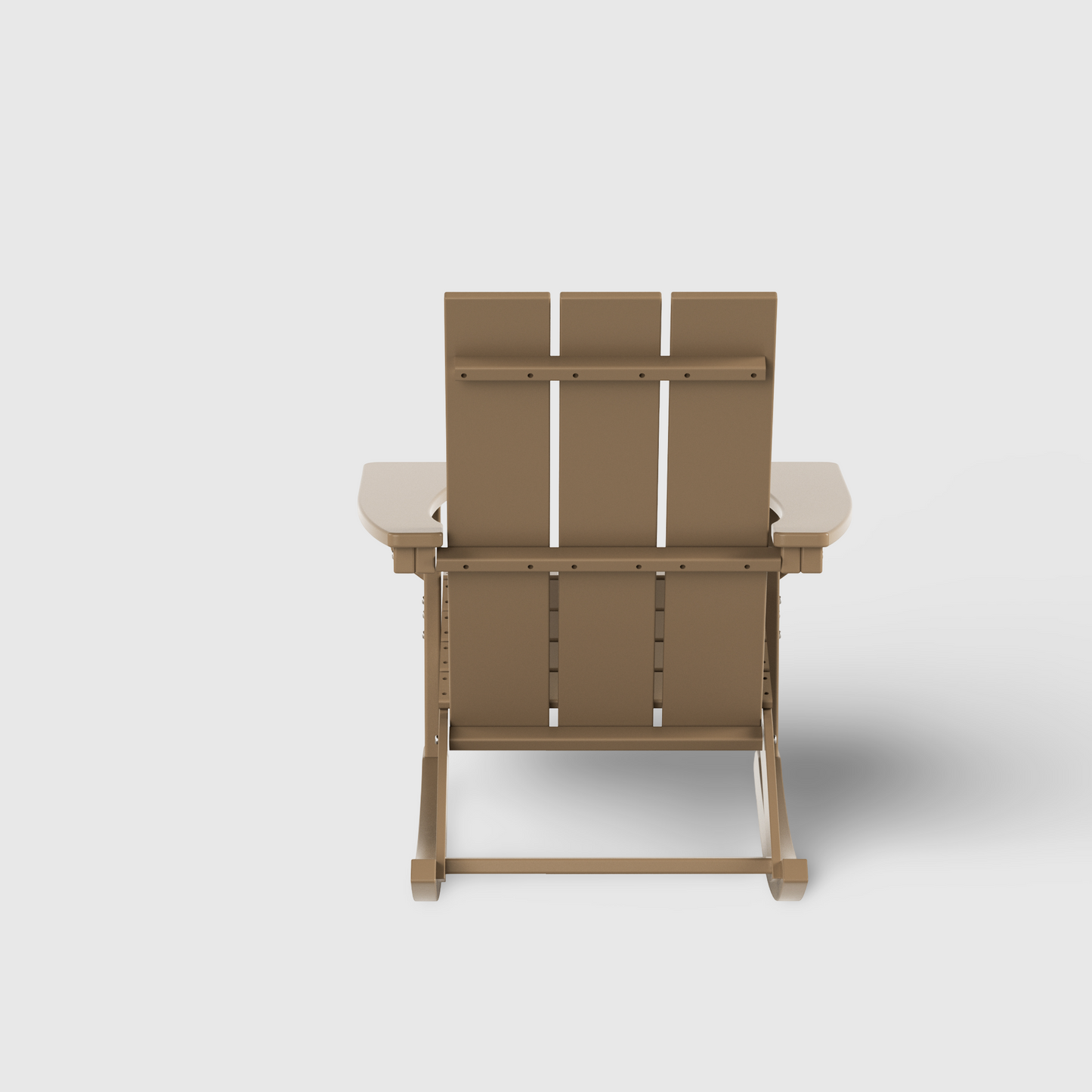 Malibu Modern All-Weather Outdoor Rocking Adirondack Chair