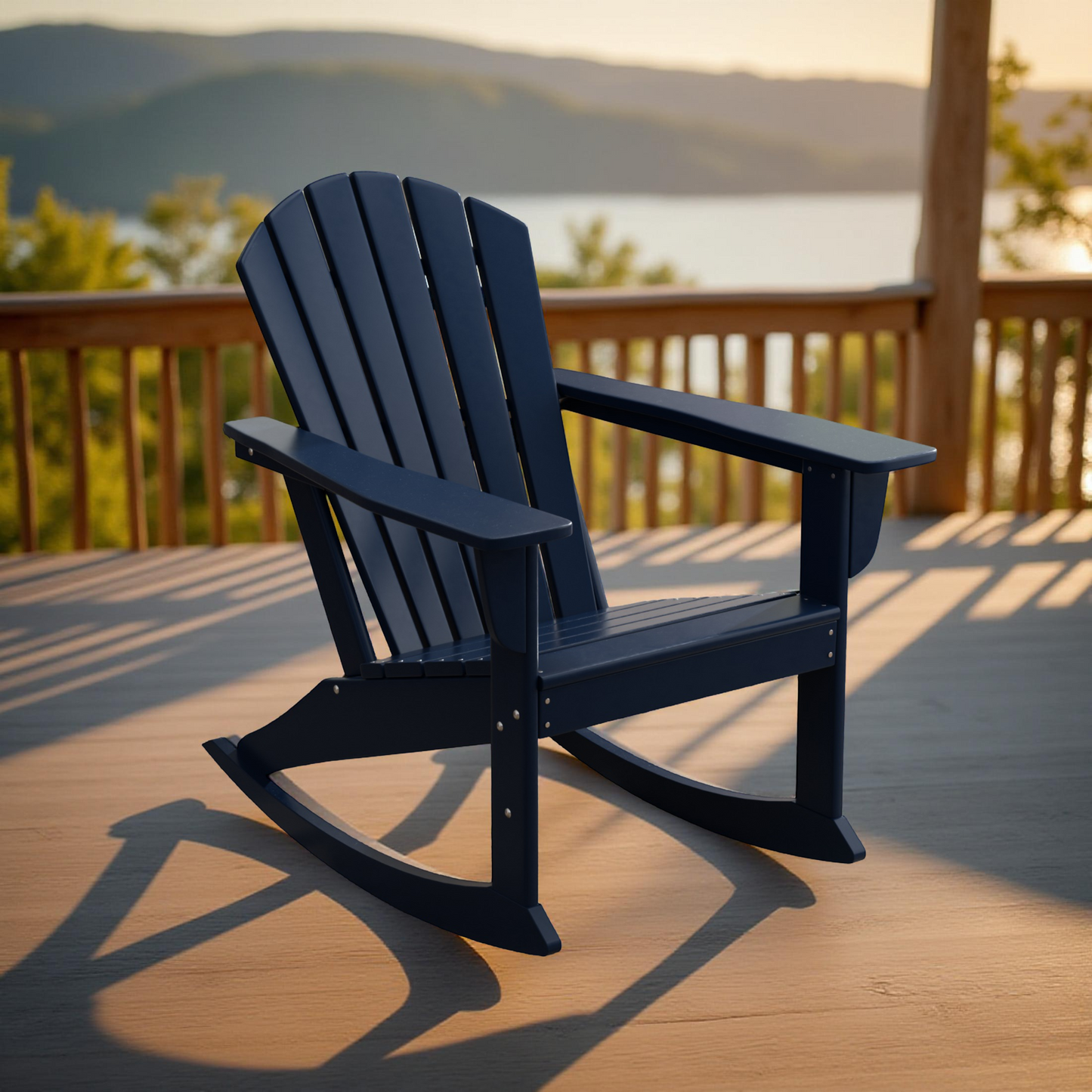 Westport All-Weather Outdoor Rocking Adirondack Chair