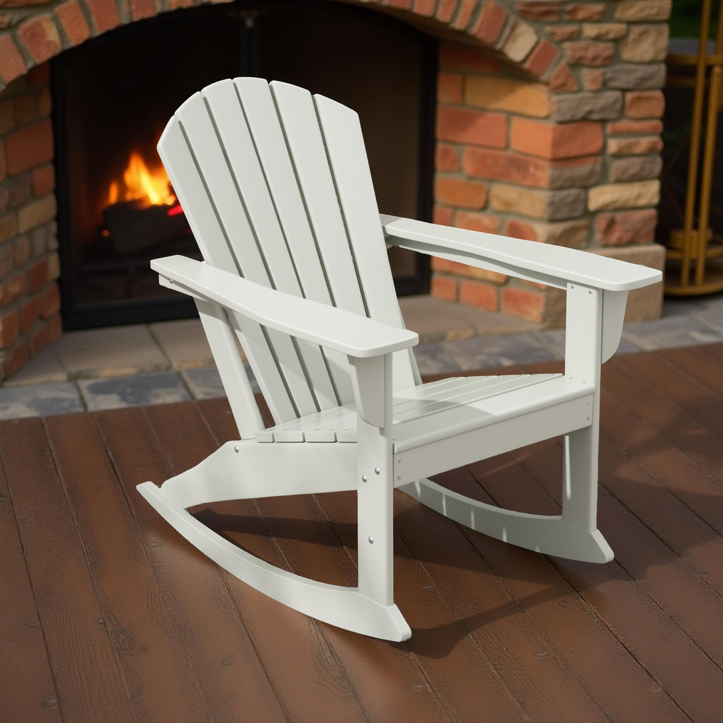 Westport All-Weather Outdoor Rocking Adirondack Chair