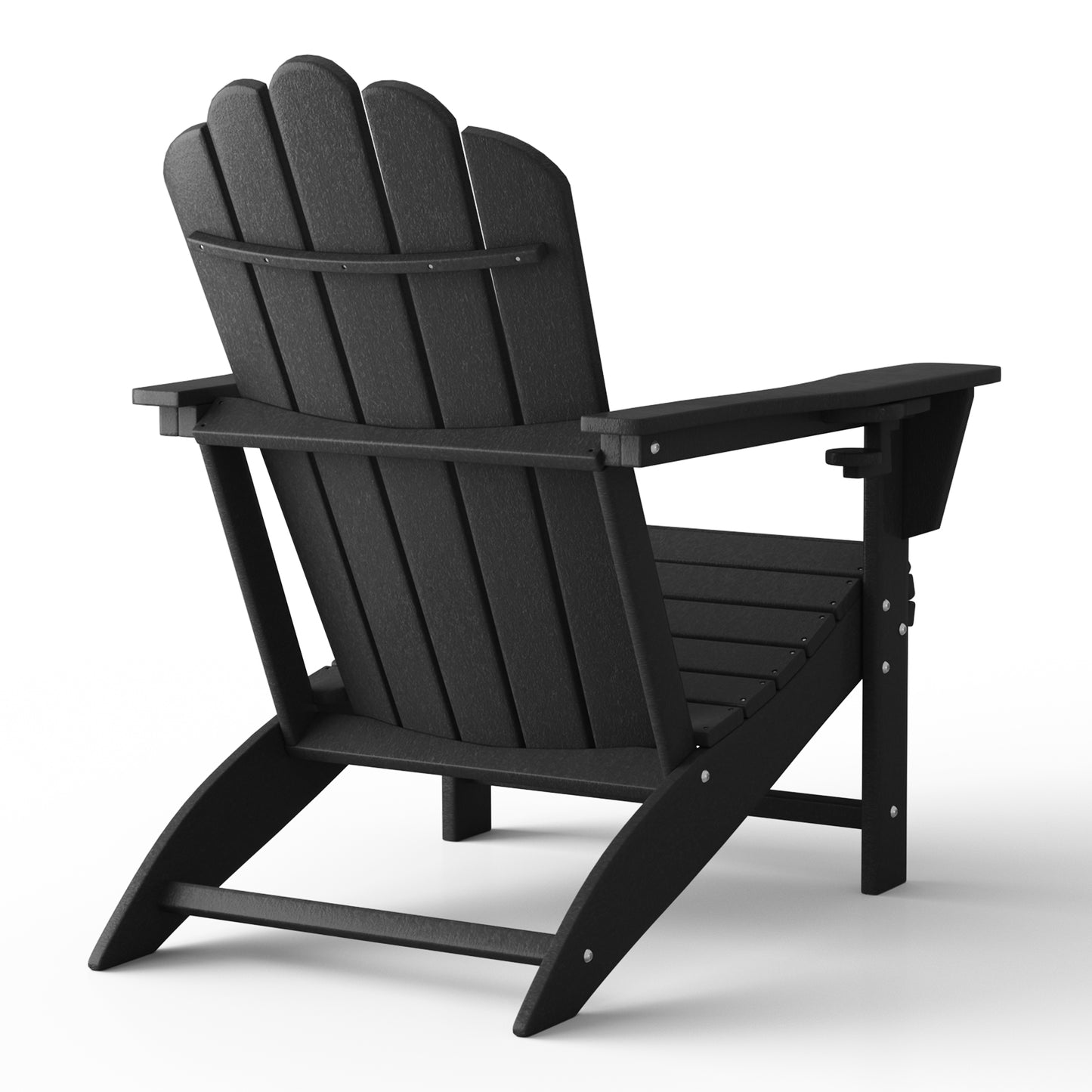 Tahoe All-Weather Outdoor Poly Adirondack Chair with Retractable Cup Holder