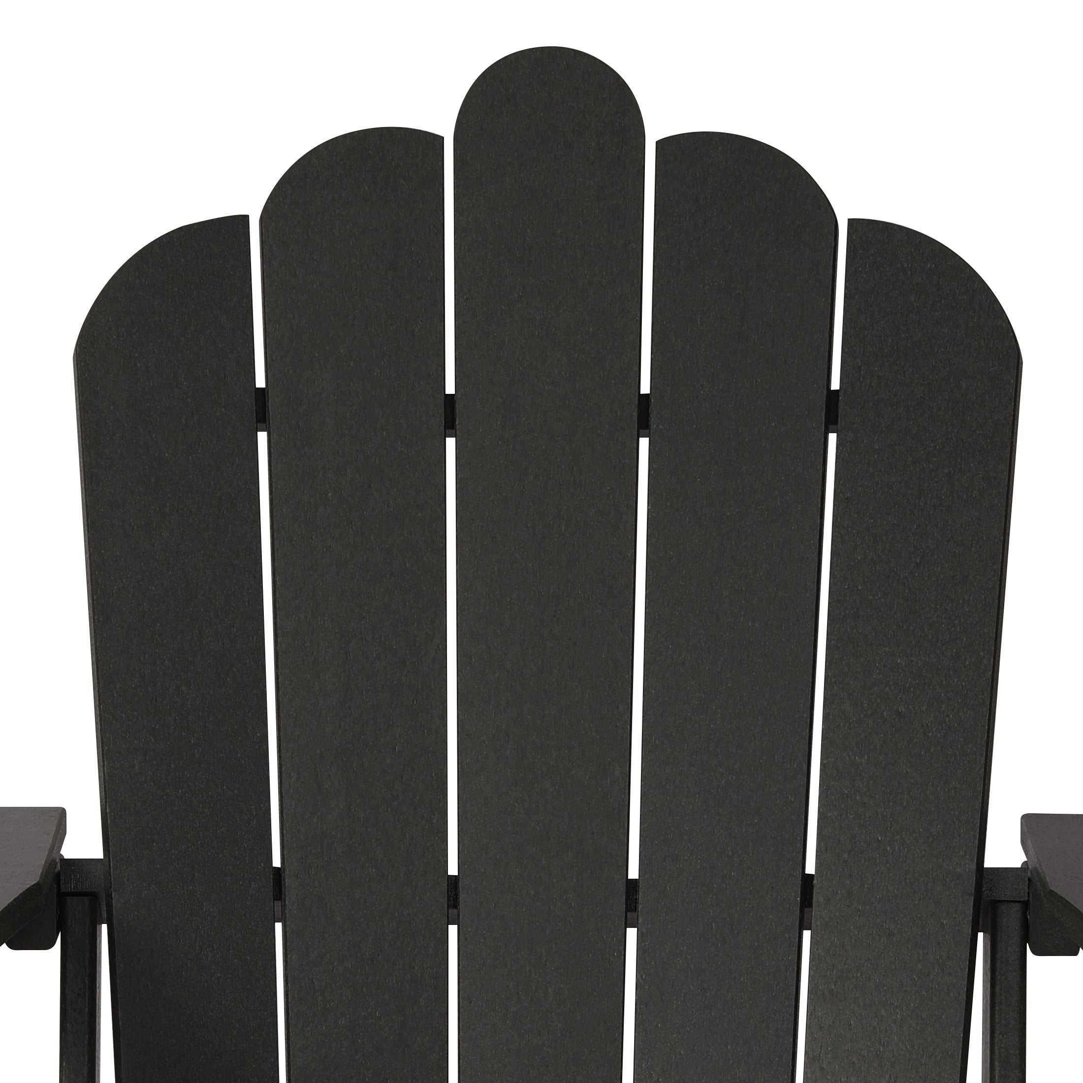 Tahoe All-Weather Outdoor Poly Adirondack Chair with Retractable Cup Holder