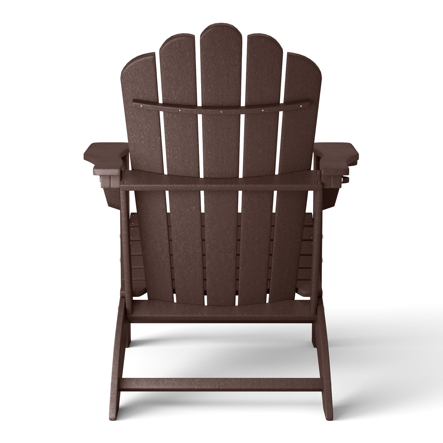 Tahoe All-Weather Outdoor Poly Adirondack Chair with Retractable Cup Holder