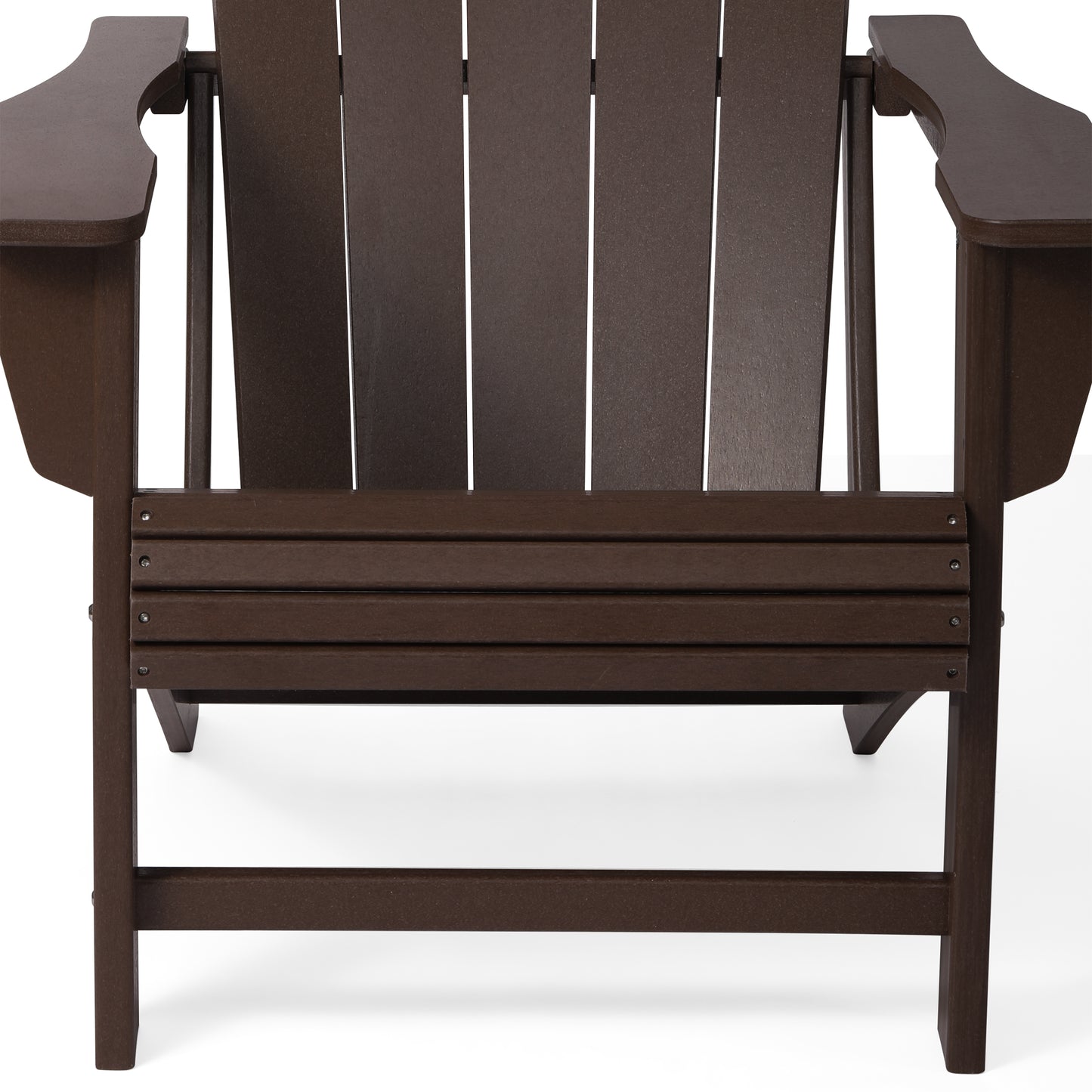 Tahoe All-Weather Outdoor Poly Adirondack Chair with Retractable Cup Holder
