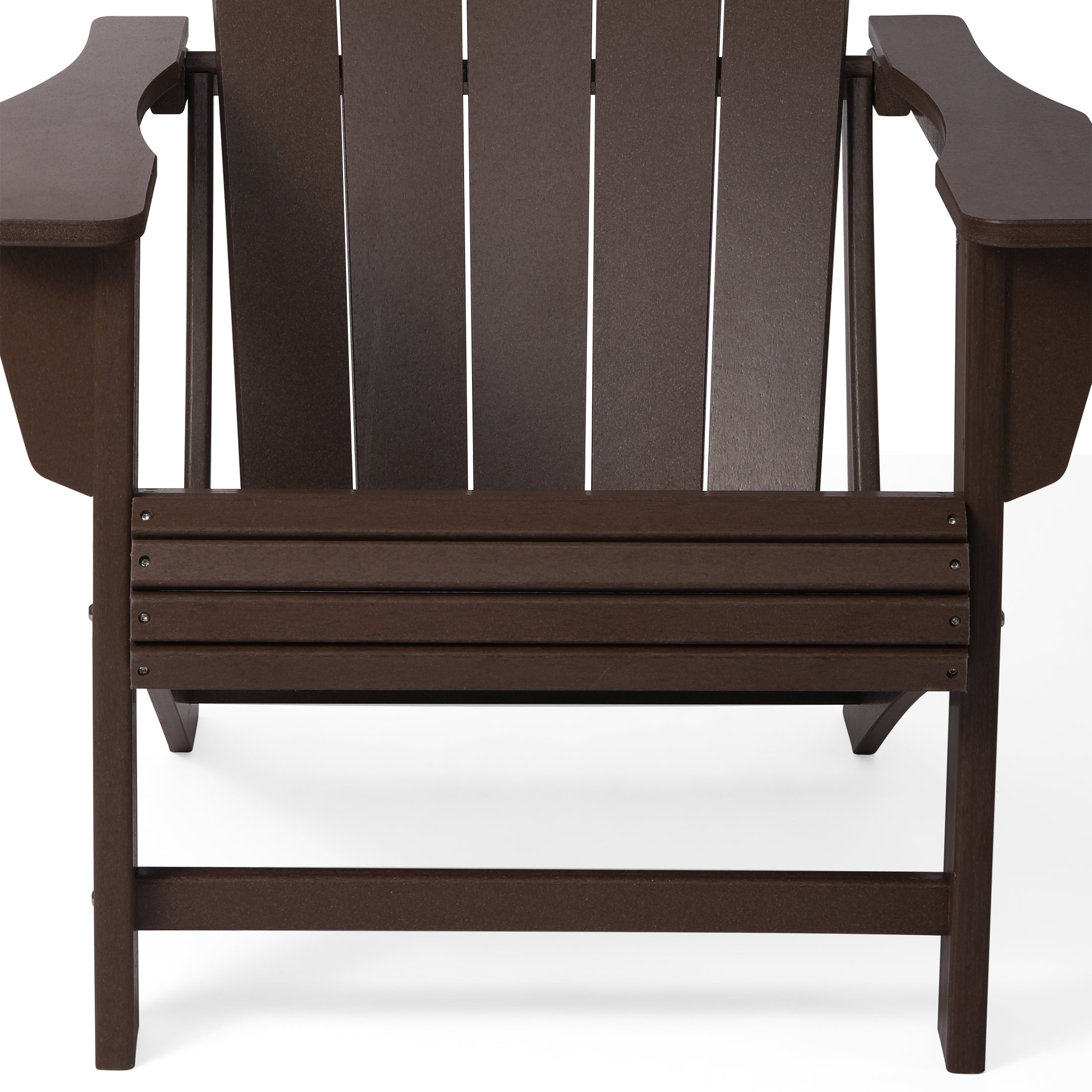 Tahoe All-Weather Outdoor Poly Adirondack Chair with Retractable Cup Holder
