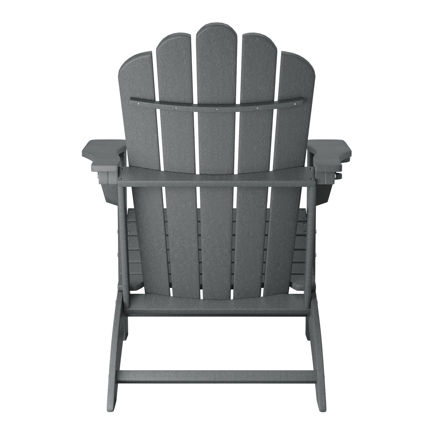 Tahoe All-Weather Outdoor Poly Adirondack Chair with Retractable Cup Holder