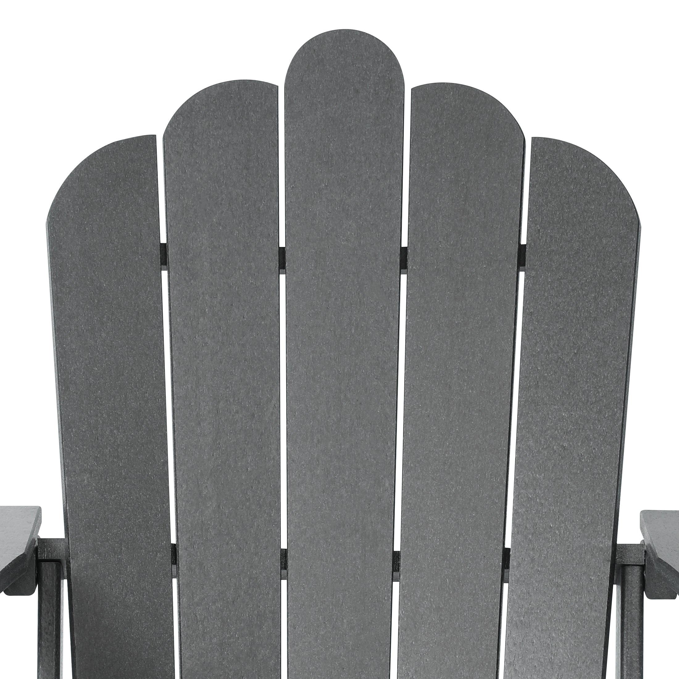 Tahoe All-Weather Outdoor Poly Adirondack Chair with Retractable Cup Holder