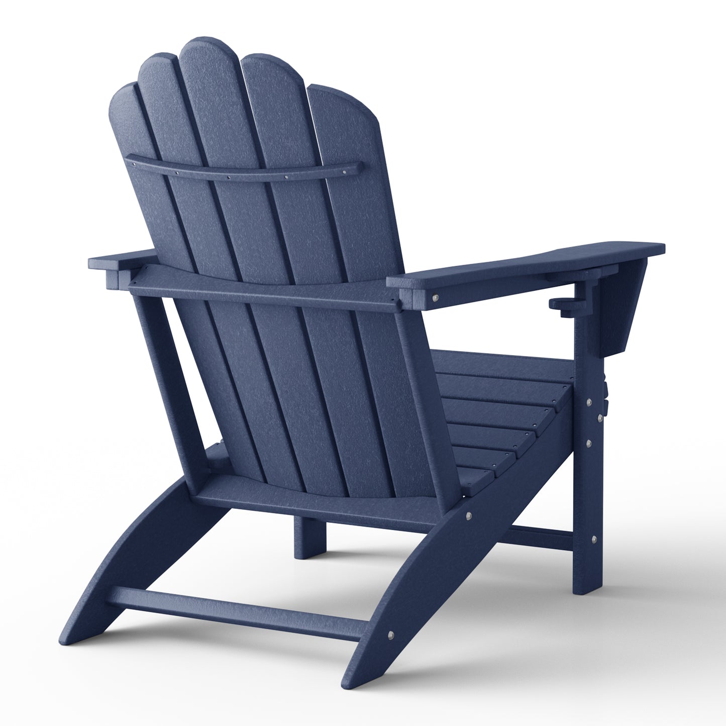Tahoe All-Weather Outdoor Poly Adirondack Chair with Retractable Cup Holder