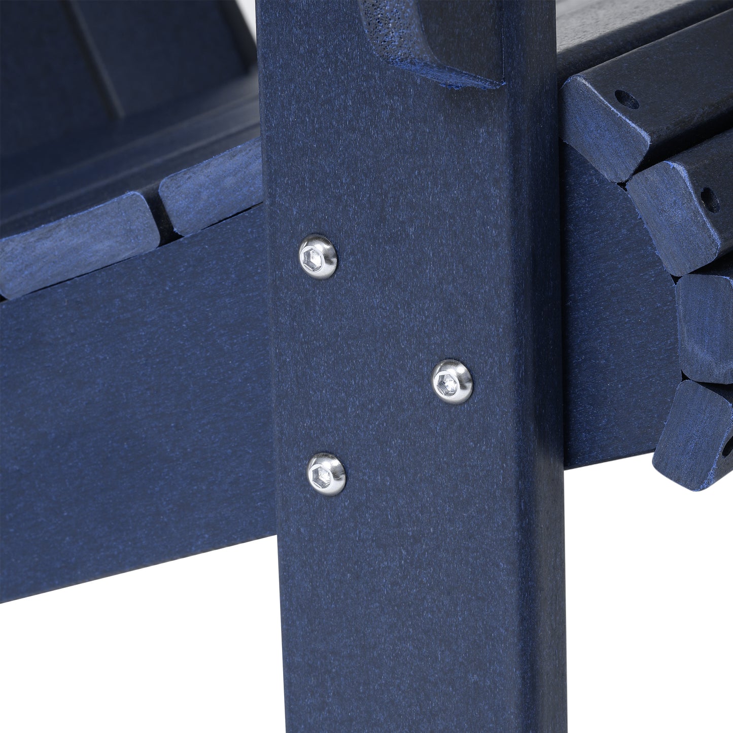 Tahoe All-Weather Outdoor Poly Adirondack Chair with Retractable Cup Holder