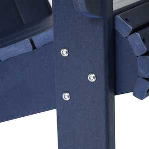 Tahoe All-Weather Outdoor Poly Adirondack Chair with Retractable Cup Holder