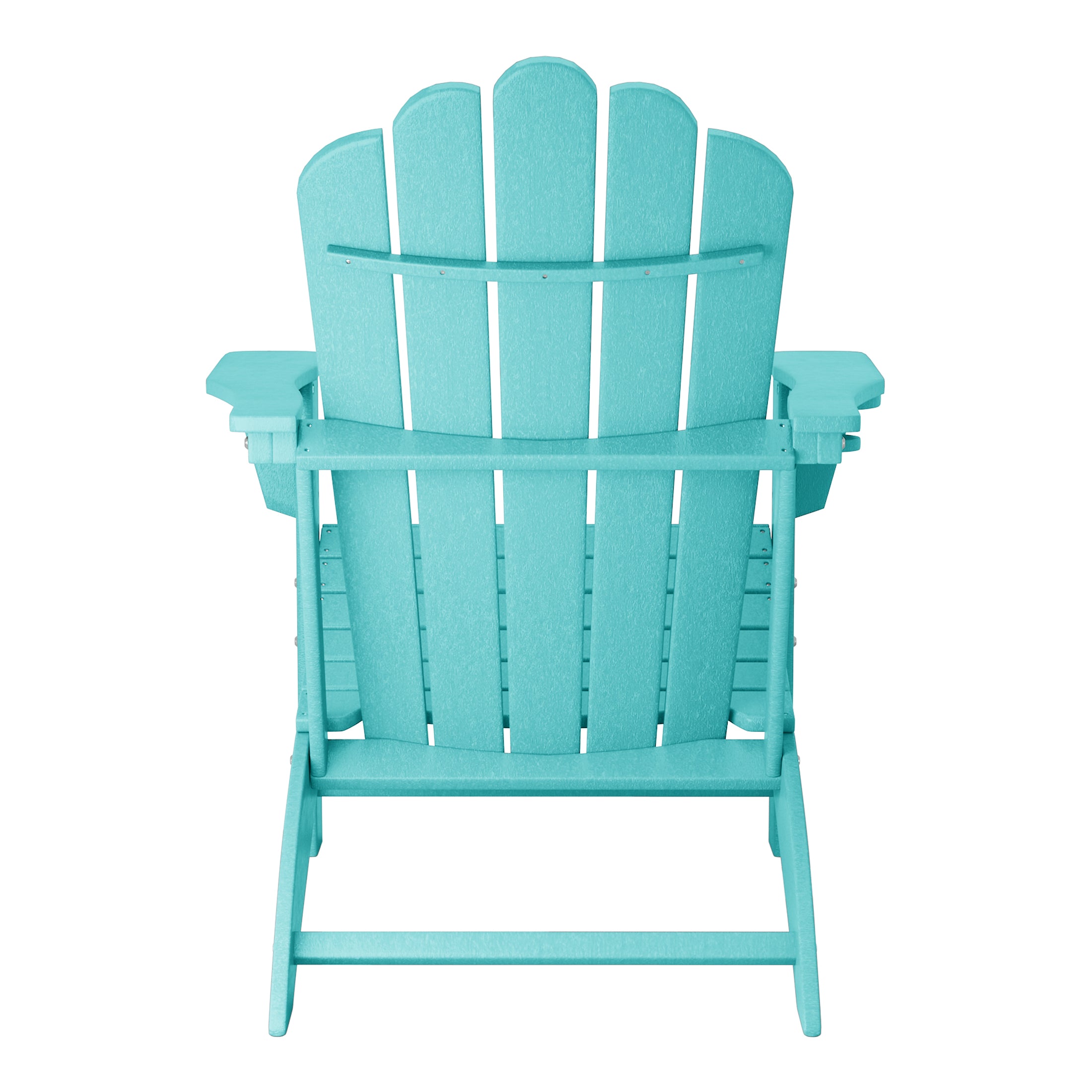 Tahoe All-Weather Outdoor Poly Adirondack Chair with Retractable Cup Holder