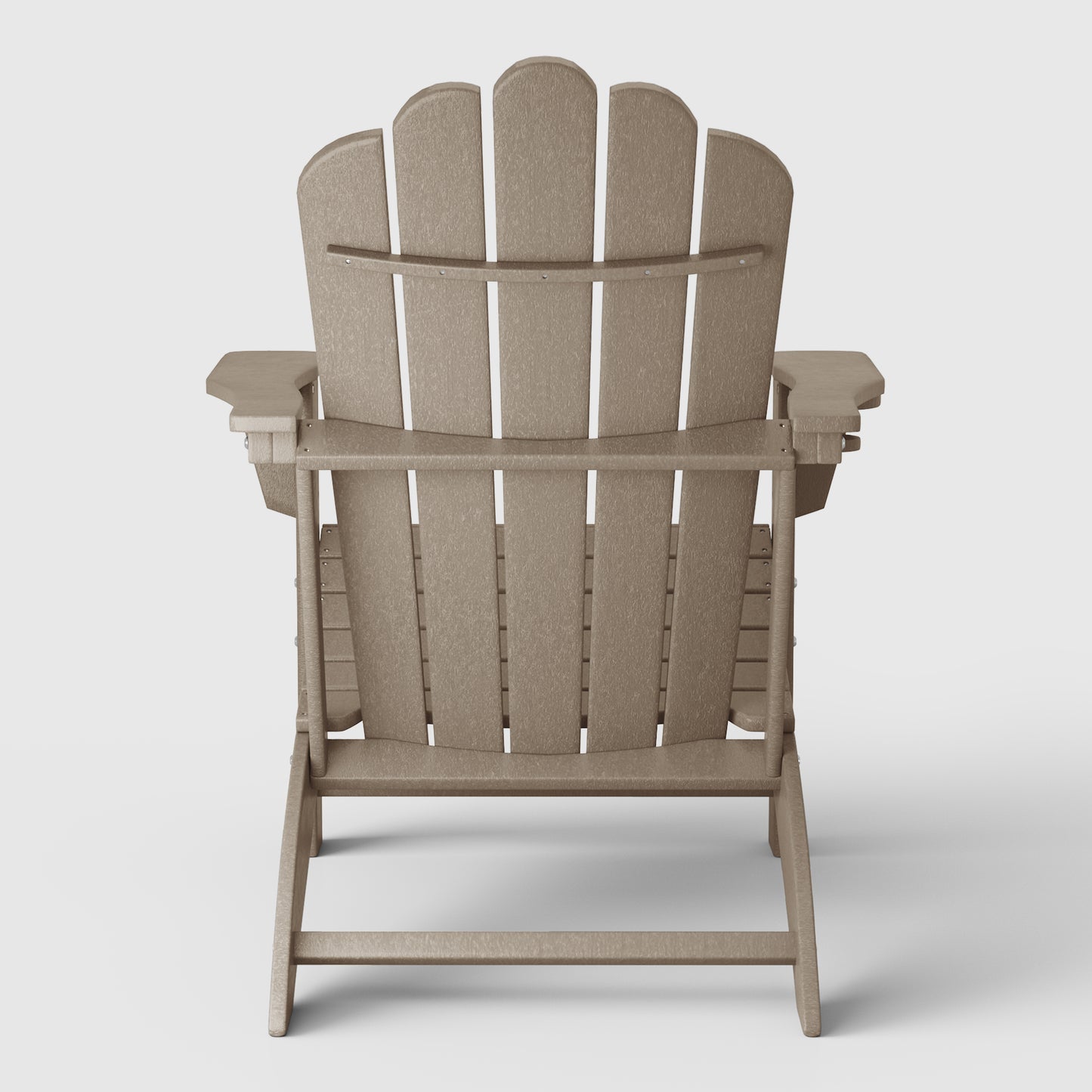 Tahoe All-Weather Outdoor Poly Adirondack Chair with Retractable Cup Holder