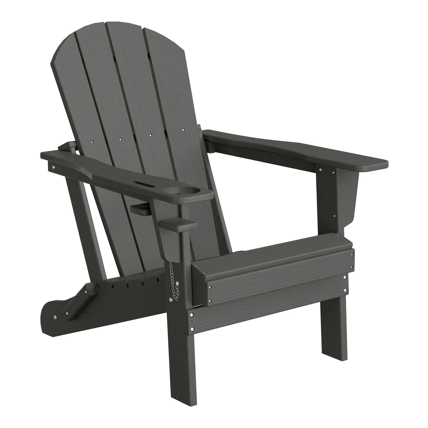 Chatham All-Weather Outdoor Folding Adirondack Chair with Cup Holder