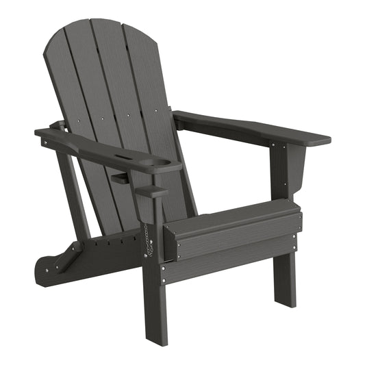 Chatham All-Weather Outdoor Folding Adirondack Chair with Cup Holder
