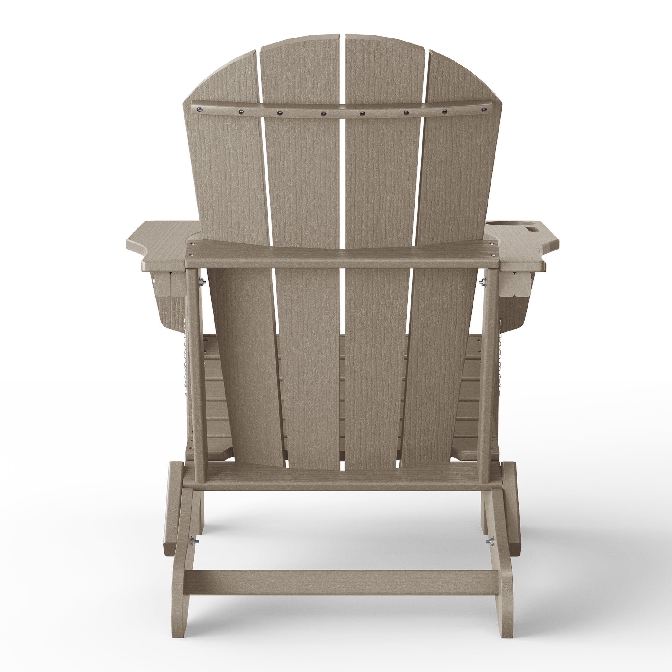 Chatham All-Weather Outdoor Folding Adirondack Chair with Cup Holder