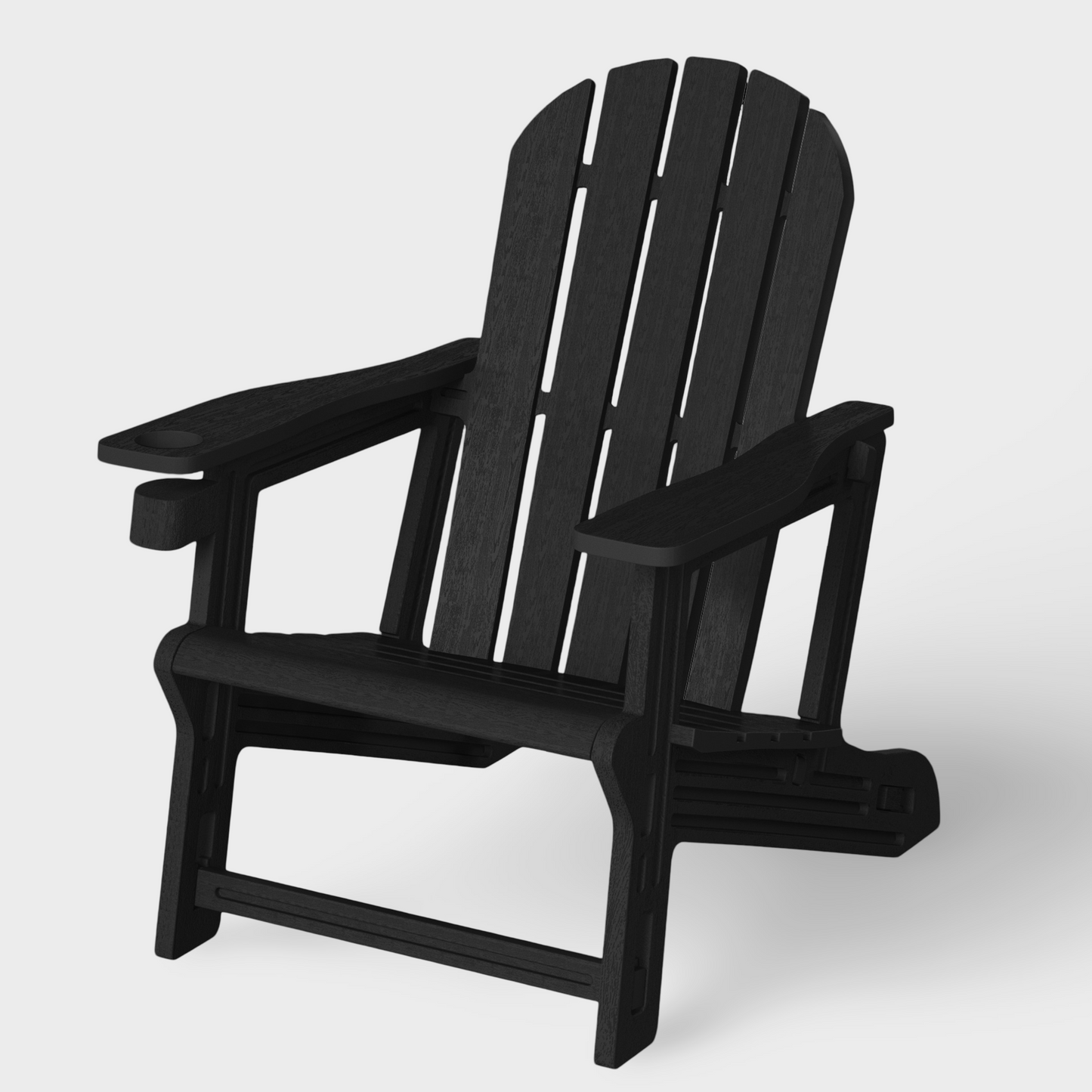 Snap'n Lock Adirondack Chair with Cupholder (No Tools or Hardware)