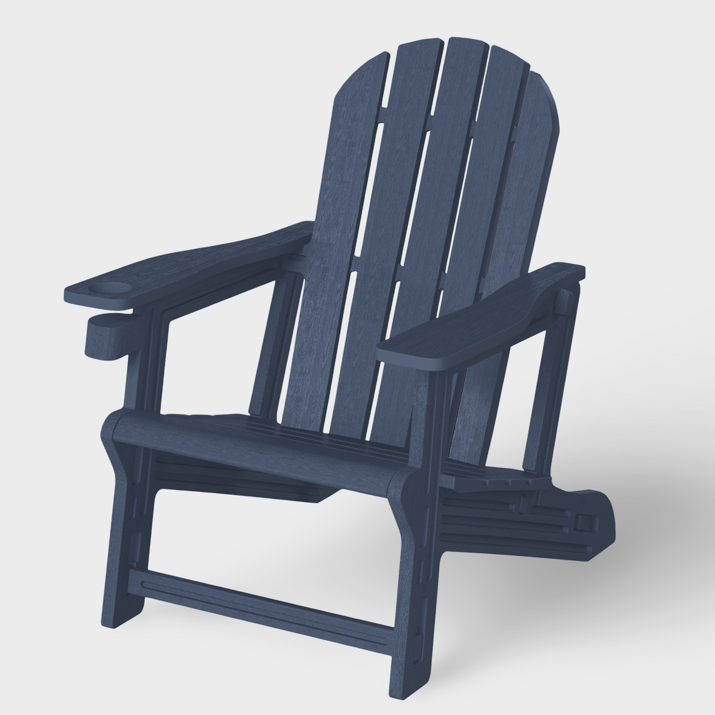 Snap'n Lock Adirondack Chair with Cupholder (No Tools or Hardware)