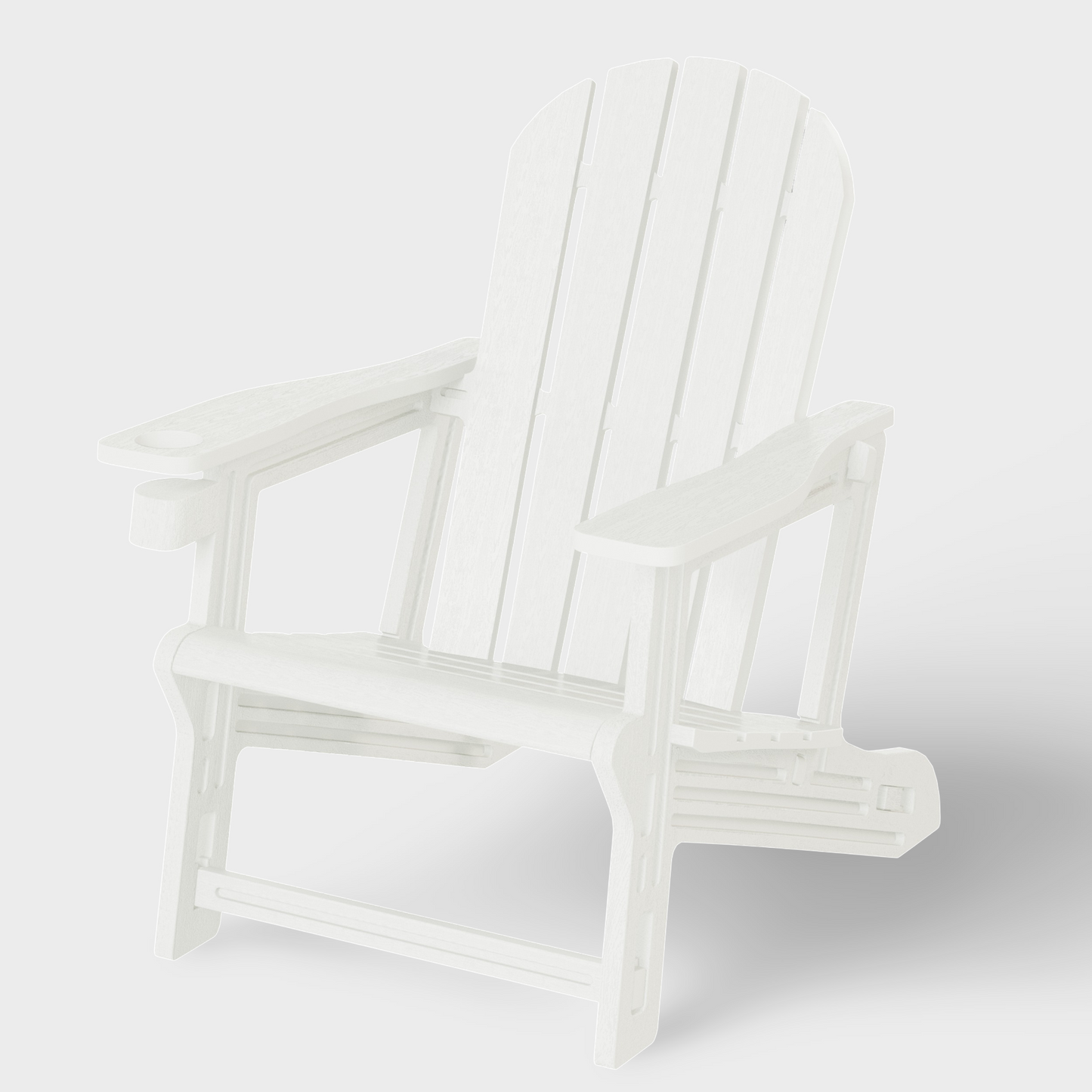 Snap'n Lock Adirondack Chair with Cupholder (No Tools or Hardware)