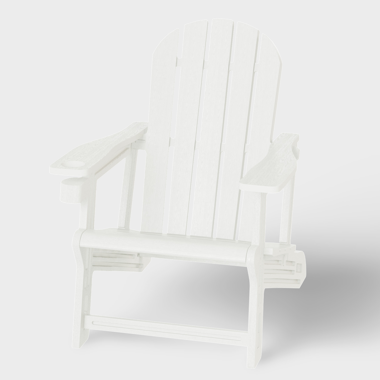 Snap'n Lock Adirondack Chair with Cupholder (No Tools or Hardware)
