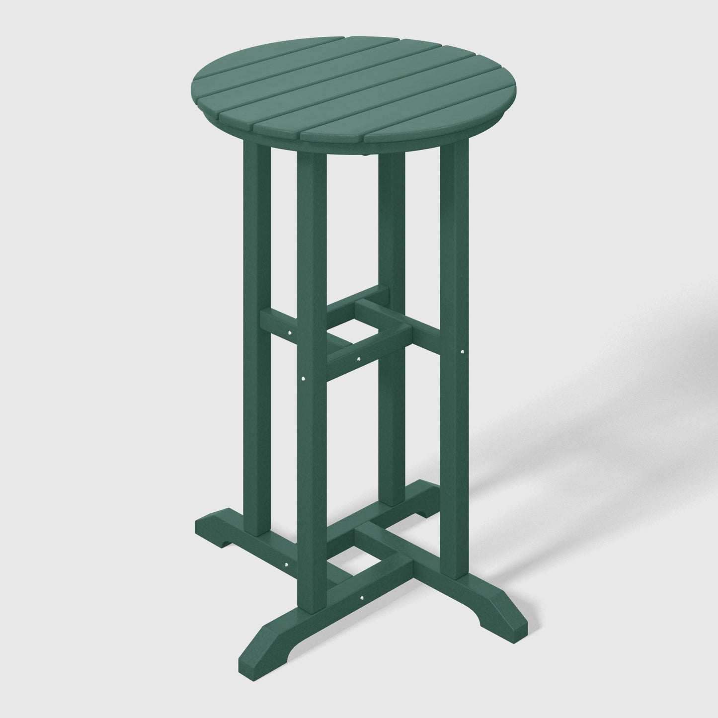 POLYTRENDS™ Stockholm All-Weather Outdoor Round Counter Bistro Table (37" Height)