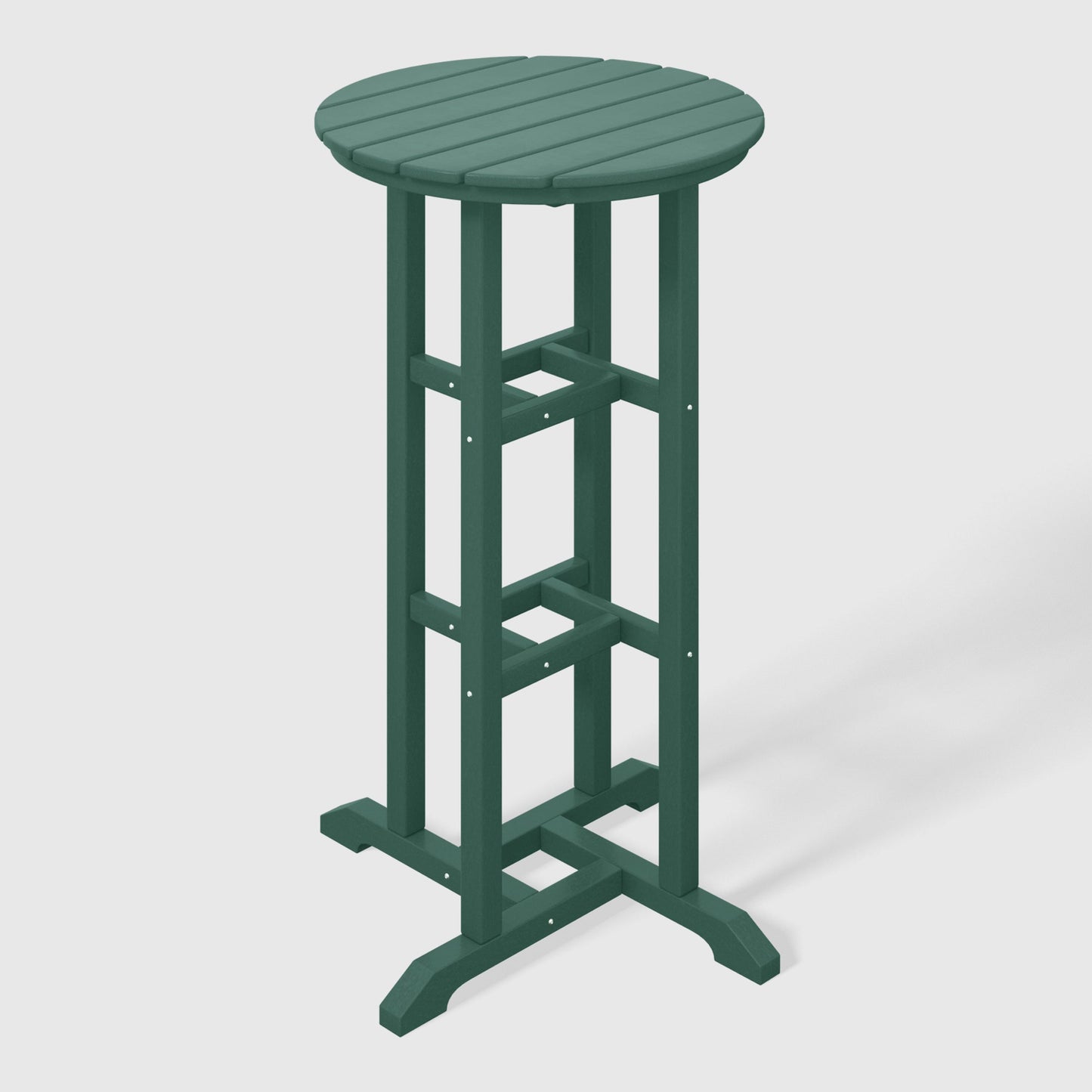POLYTRENDS™ Stockholm All-Weather Outdoor Round Bar Bistro Table (42" Height)